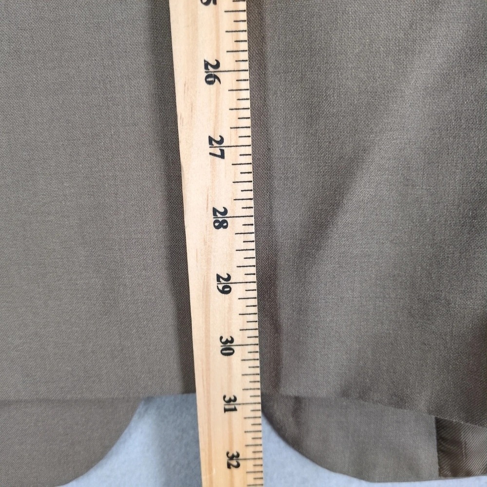 Meeting‎ Street Tan Suit Jacket Mens 46R Wool Blend Performance Blazer Classic - Picture 7 of 10